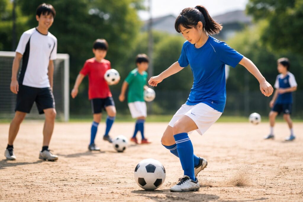 技術が高い日本人女性のプレー