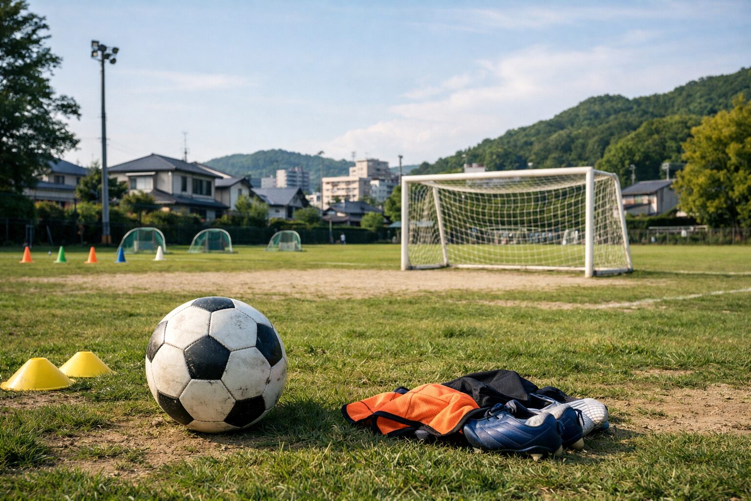 フニーニョ練習のパス回し風景