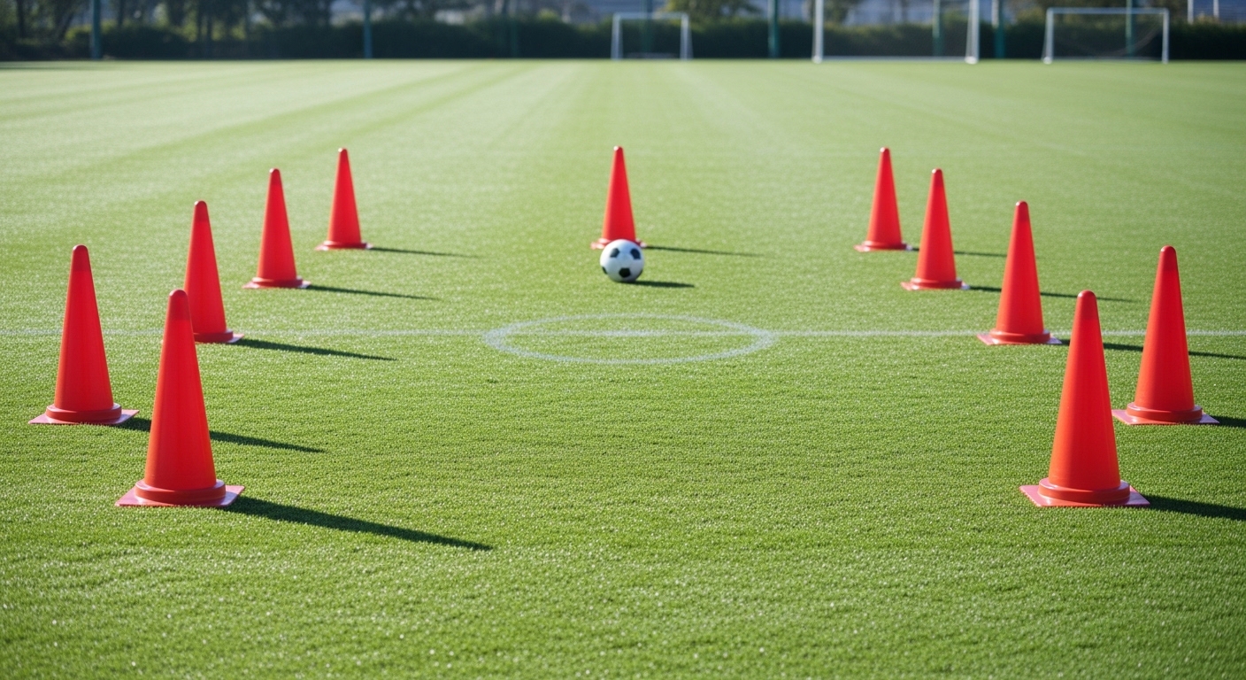 逆足練習でのボールタッチ基礎