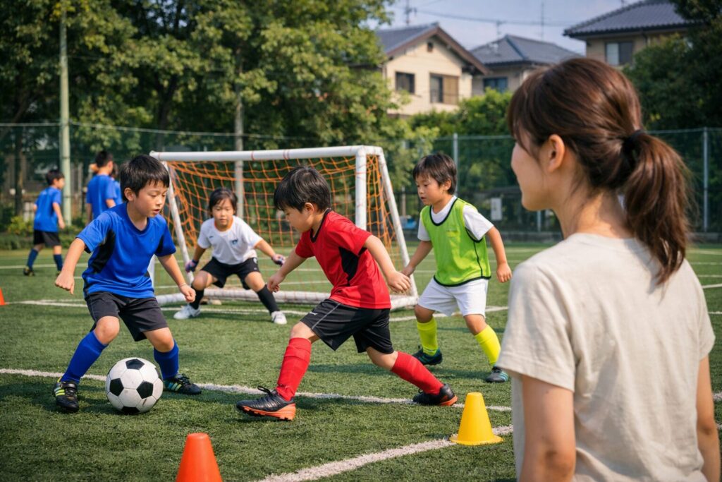 日本人女性が取り組むフニーニョ練習