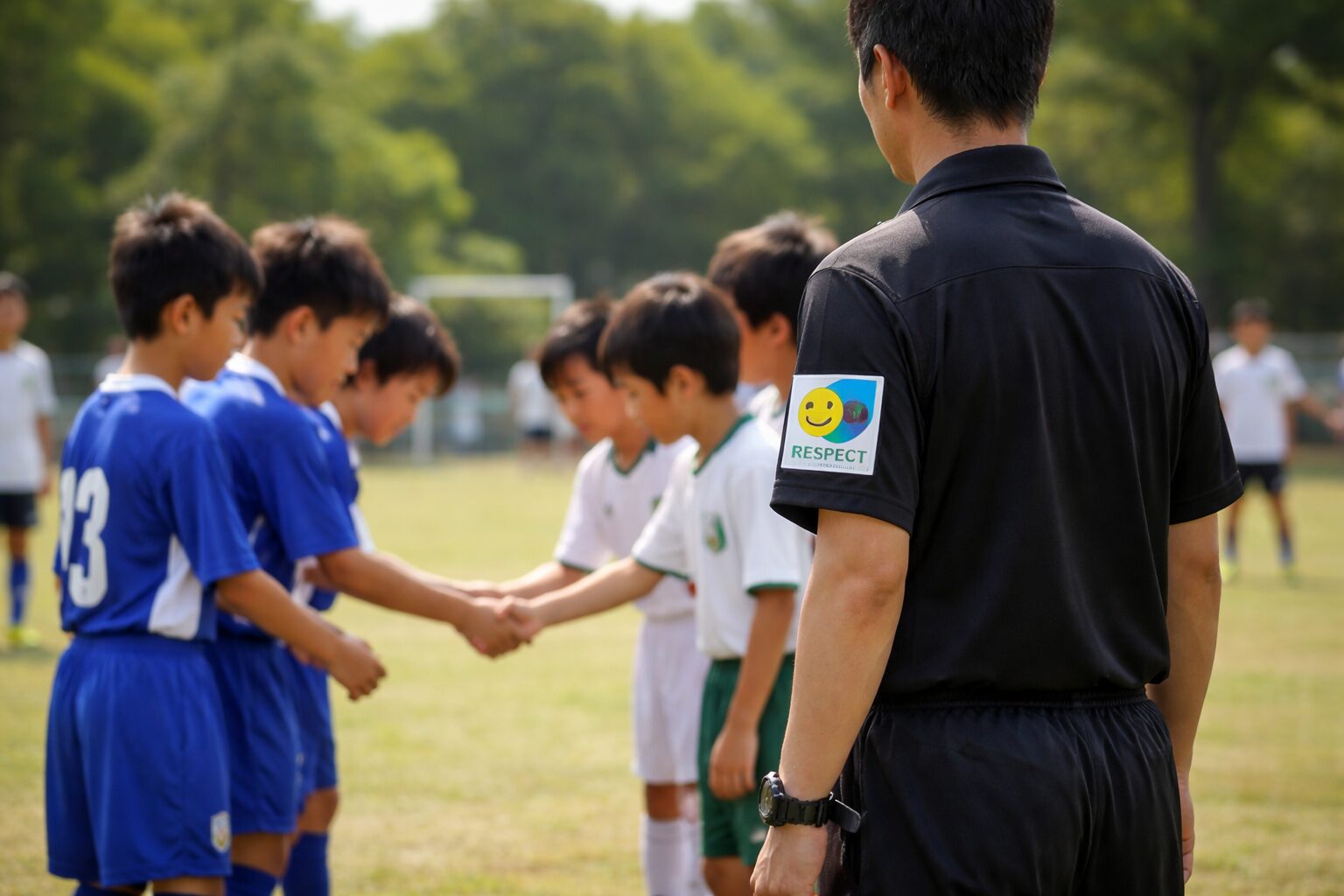 テクダマを使う少年サッカーの練習