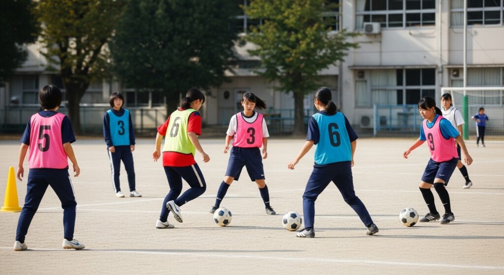 試合に出れない子どもを見守る親の複雑な気持ちと少年少女サッカーの悩みを表すイメージ画像