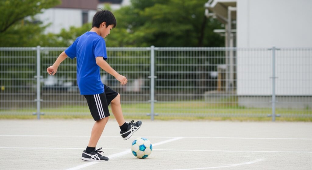 日本人男性が解説する二軸キックの動作
