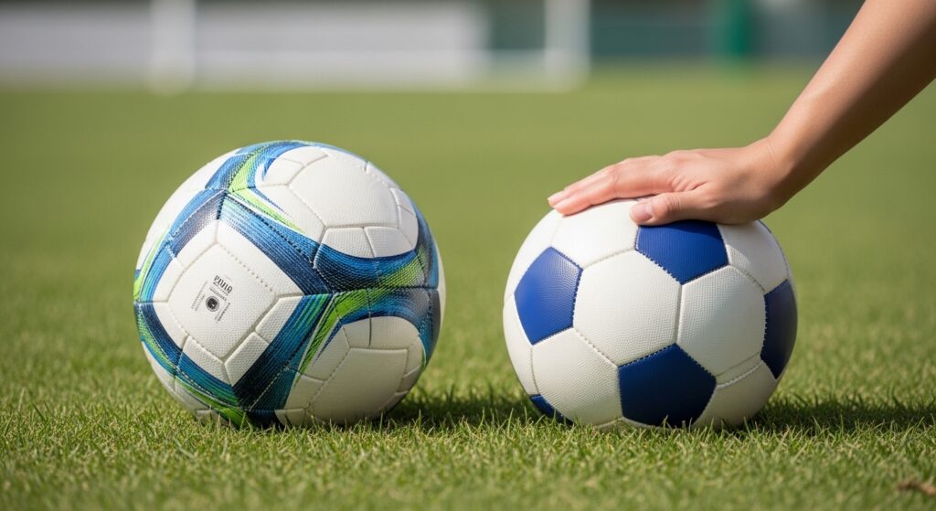 サッカー審判の笛の鳴らし方や試合中の判定タイミング、レフェリングの基本を表すイメージ画像