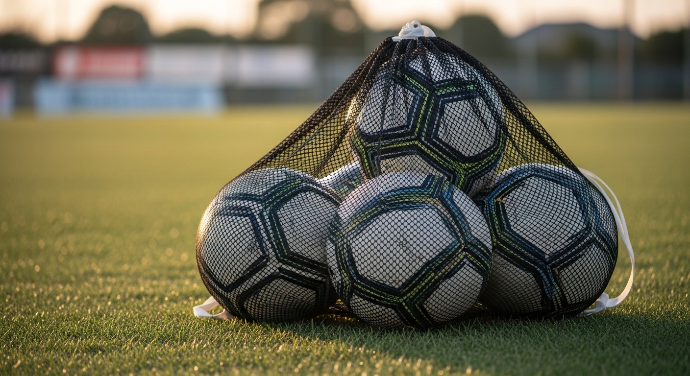 サッカーの戦術メモや音声学習ツールが並ぶ、移動中のインプット学習を連想させる静かな風景
