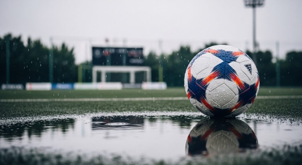 8人制サッカーコートの寸法と配置図