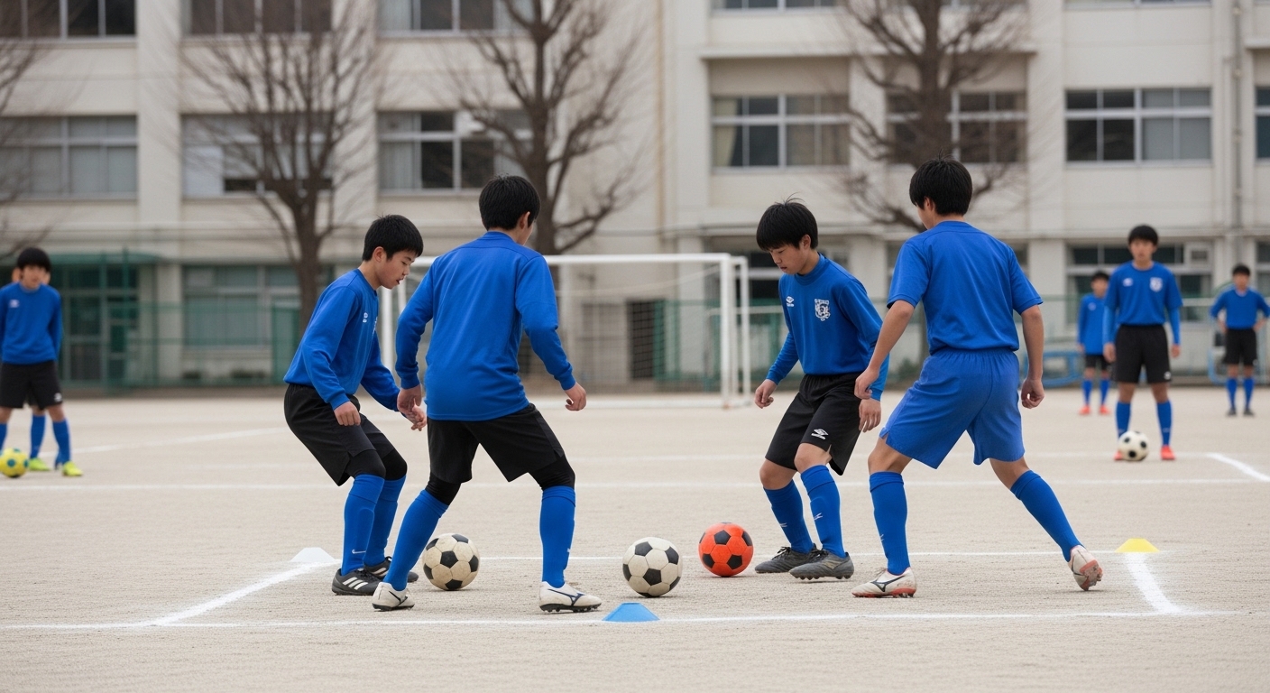 日本人男性がセパレートソックスを着用