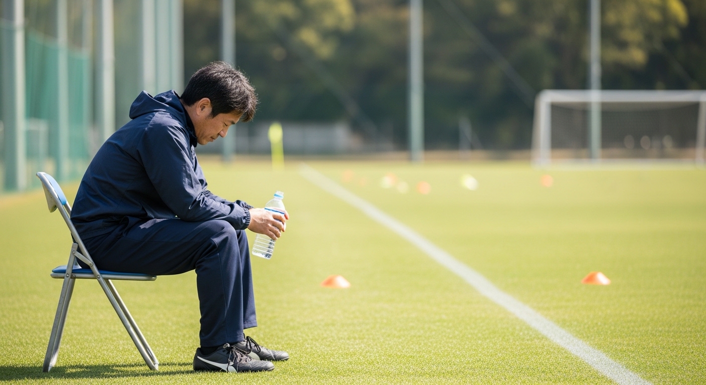 日本人男性がエラシコの技を練習を考える