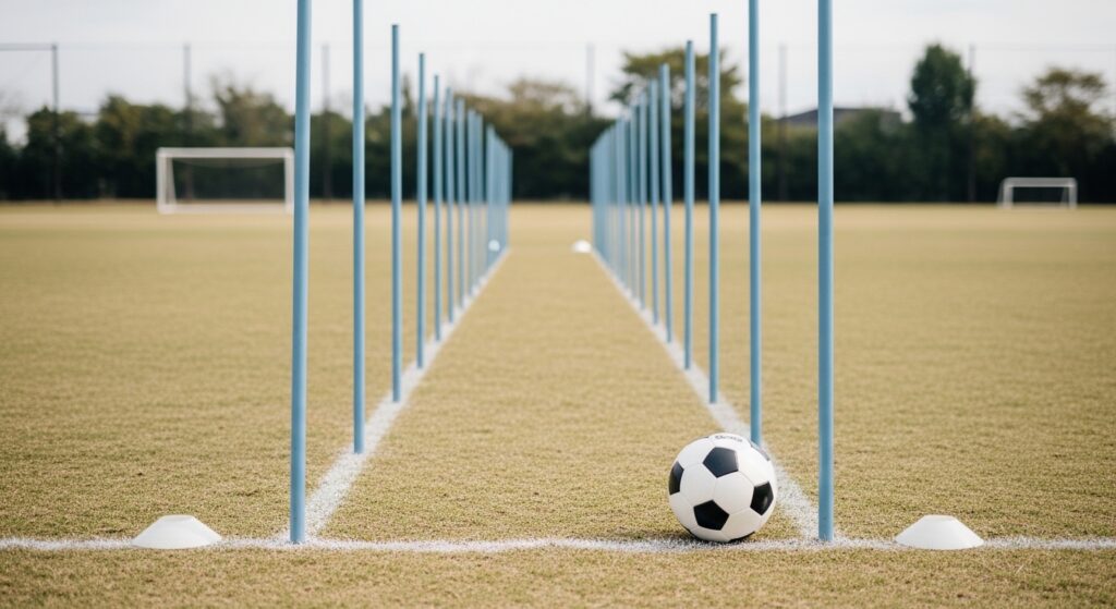 エラシコの足の動きとボール操作の基本