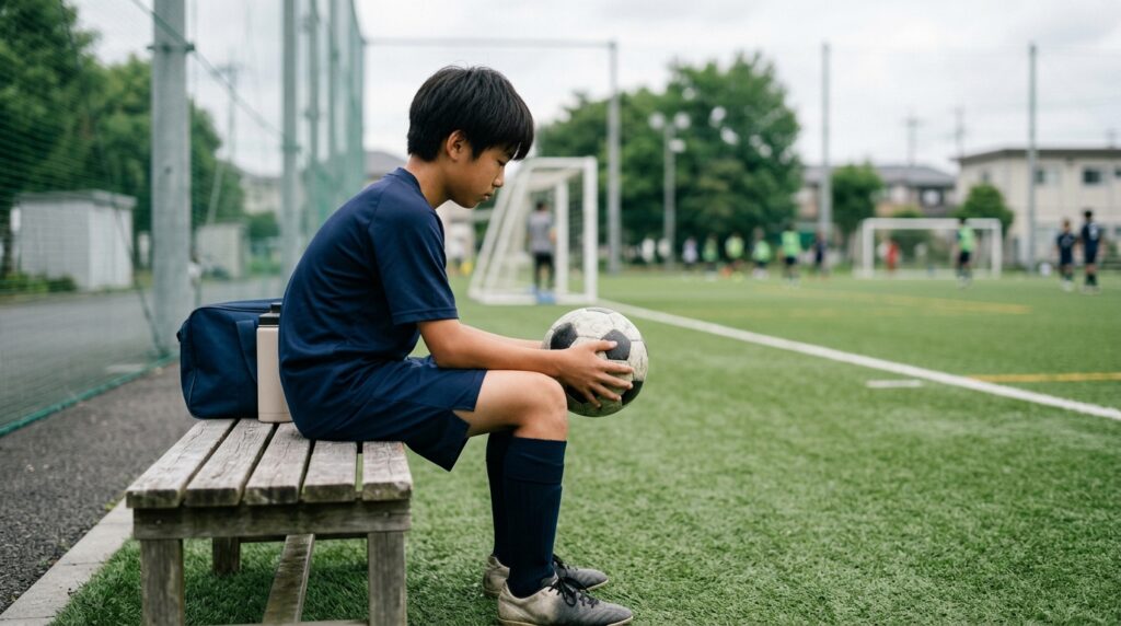 少年少女サッカーでトレセン選考会や準備への意識を表すイメージ画像