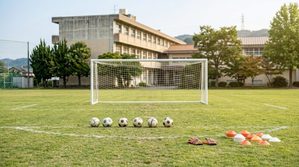 少年少女サッカーでゴールキーパー適性や守備意識を表すイメージ画像
