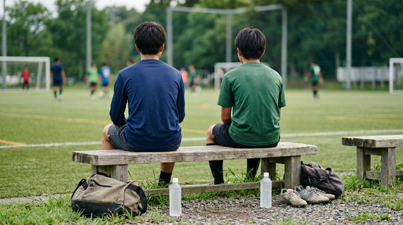 柏レイソル セレクション合格率を意識しながら、合格を目指して練習を重ねる少年選手のイメージ画像