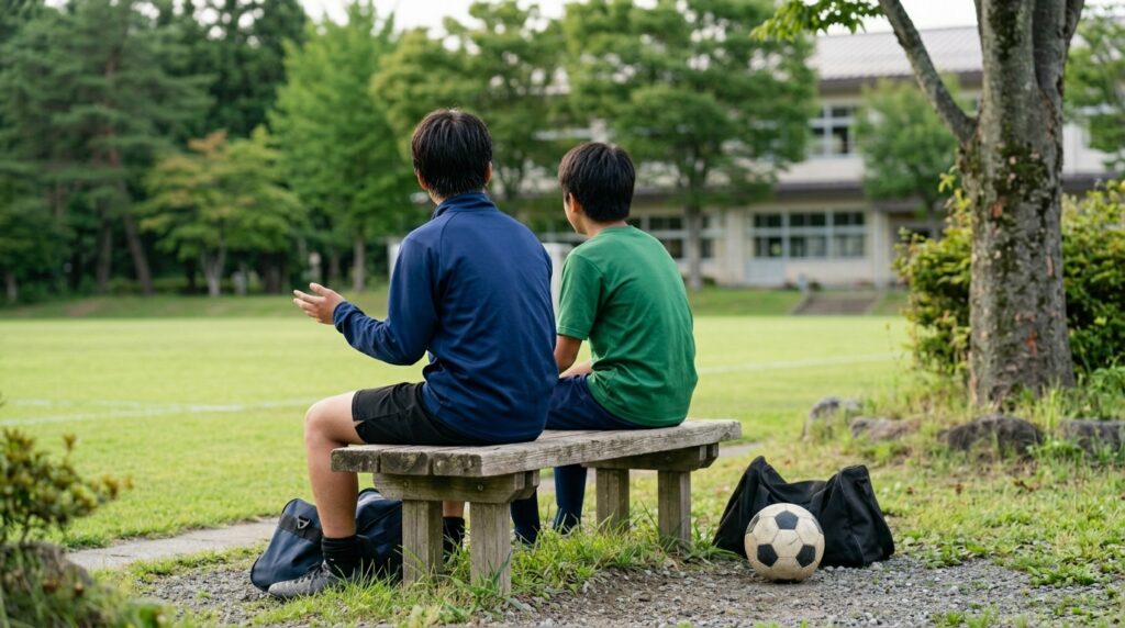 少年少女サッカーでセレクション挑戦やチーム選考準備を表すイメージ画像