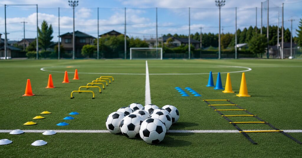少年少女サッカーのトレセン選考やポジション適性、学年ごとの傾向の違いを表すイメージ画像