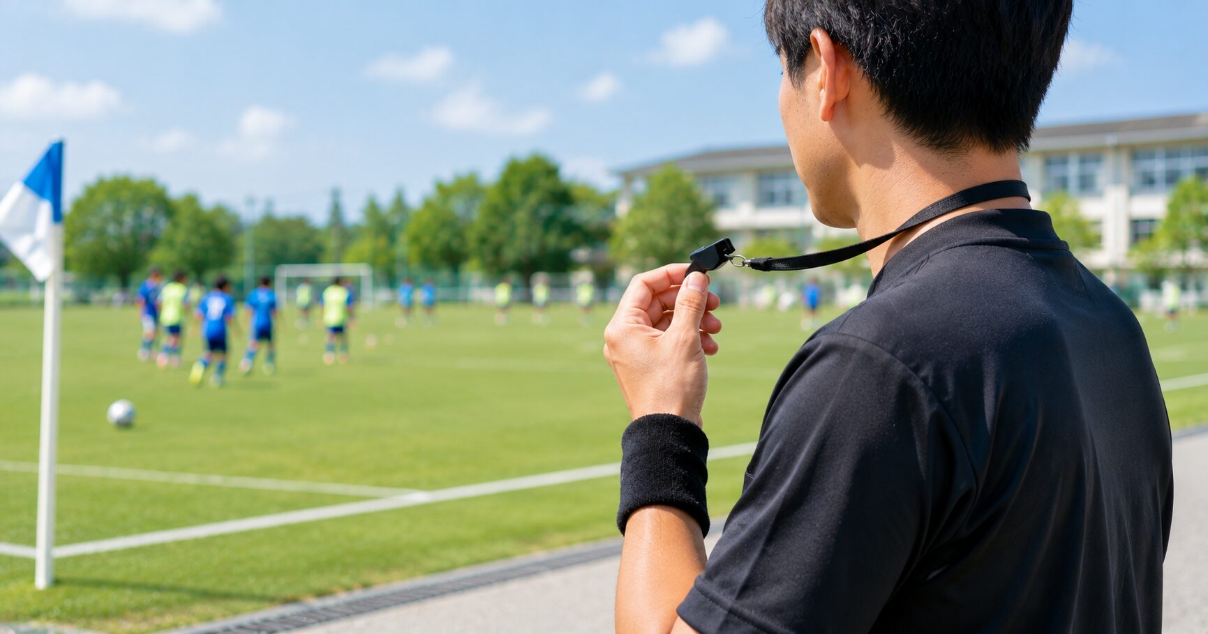 サッカー審判用の笛選びのイメージ