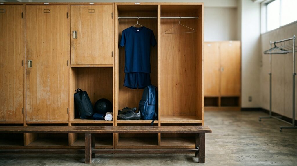 少年少女サッカーで高校練習会への準備や用具管理を表すイメージ画像