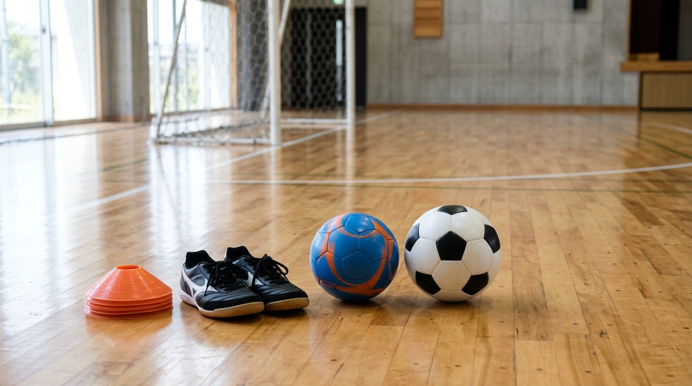 室内用サッカーボール選びのイメージ