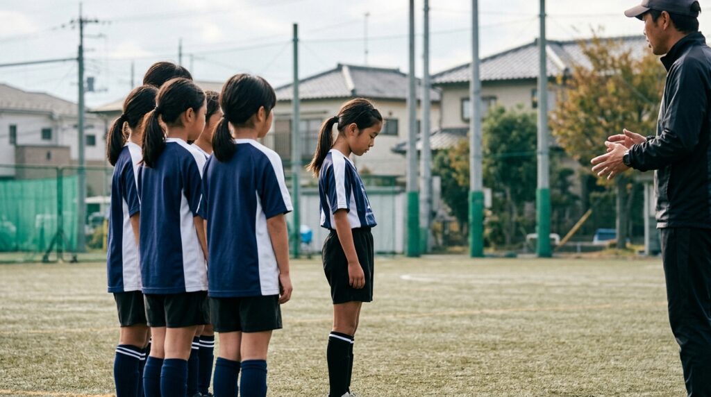 少年少女サッカーで中学生向けの1人練習や自主トレ継続を表すイメージ画像