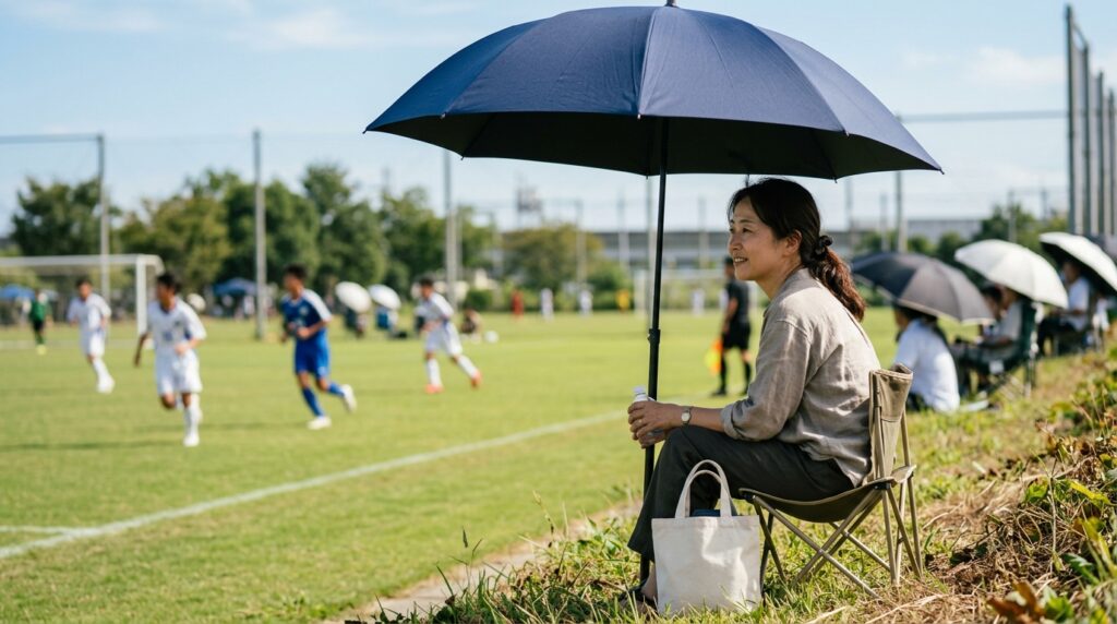 少年少女サッカーで室内サッカーシューズ選びや体育館練習を表すイメージ画像