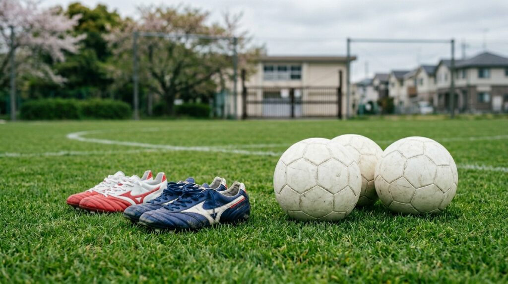 少年少女サッカーでセレクション挑戦や合格を目指す準備を表すイメージ画像