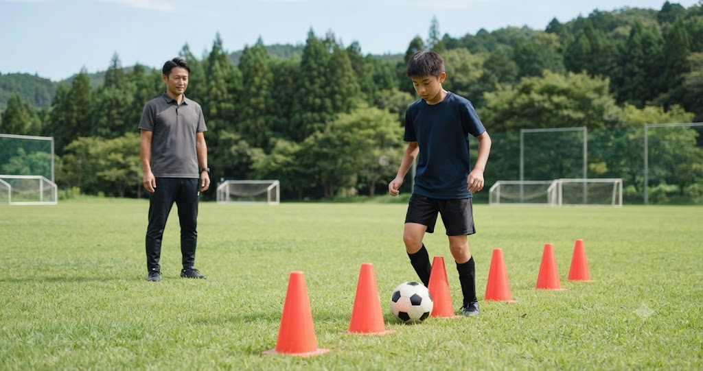 サッカーの集中力向上を表すイメージ画像