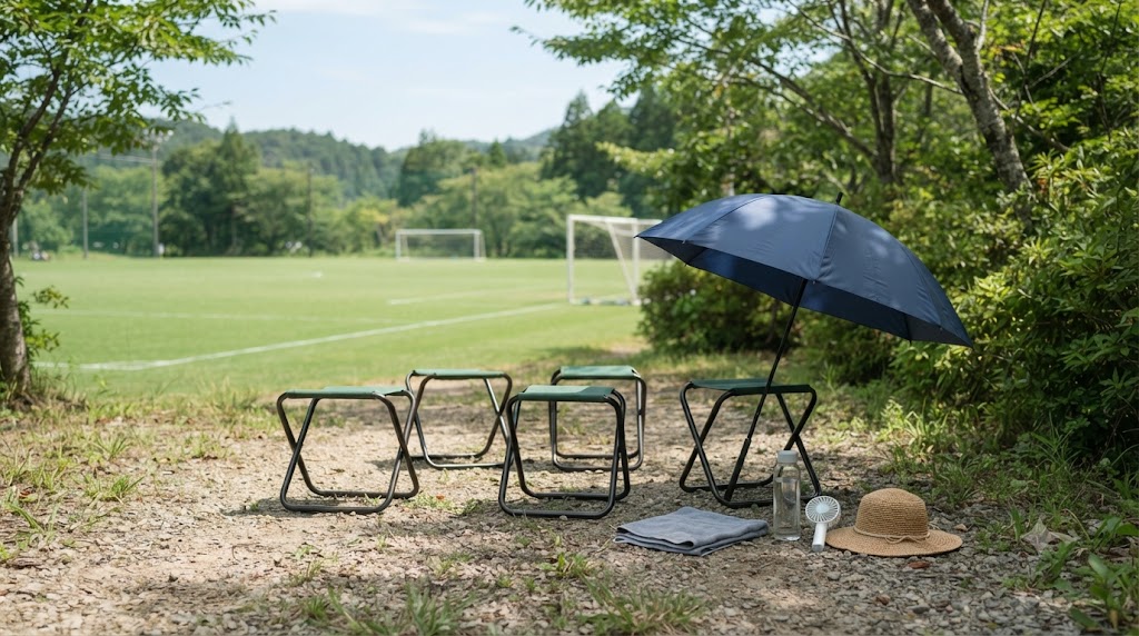 観戦マナーと暑さ対策を表すイメージ画像