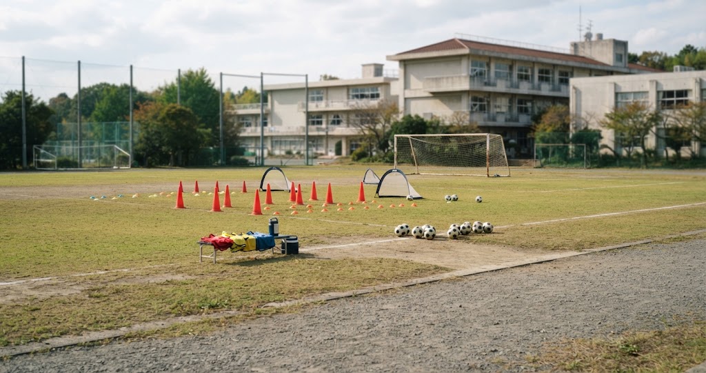 市立船橋サッカー部への入部準備を表すイメージ画像