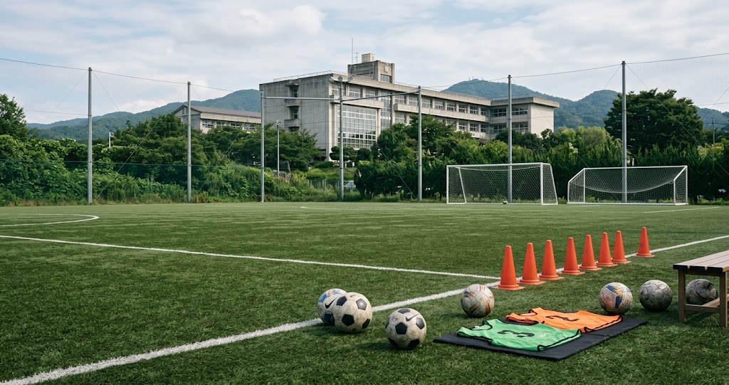 サッカー部入部までの流れを表すイメージ画像