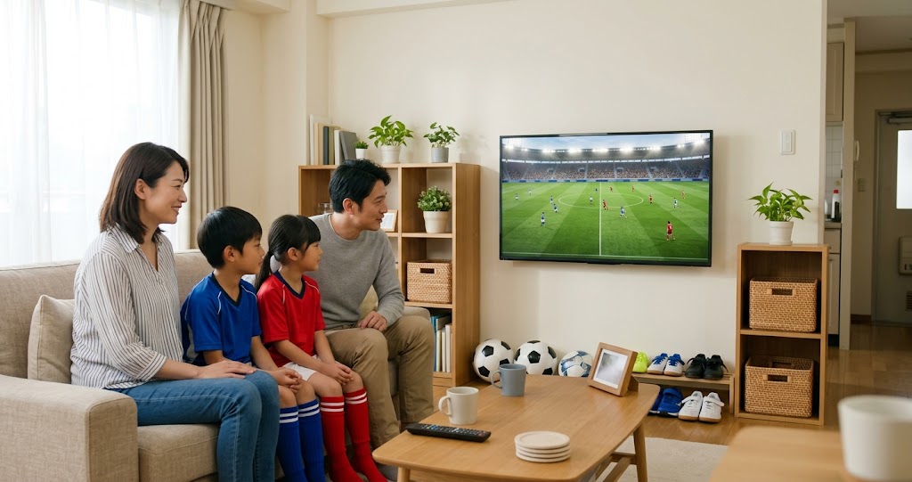 JFATVで試合を視聴する方法を表すイメージ画像