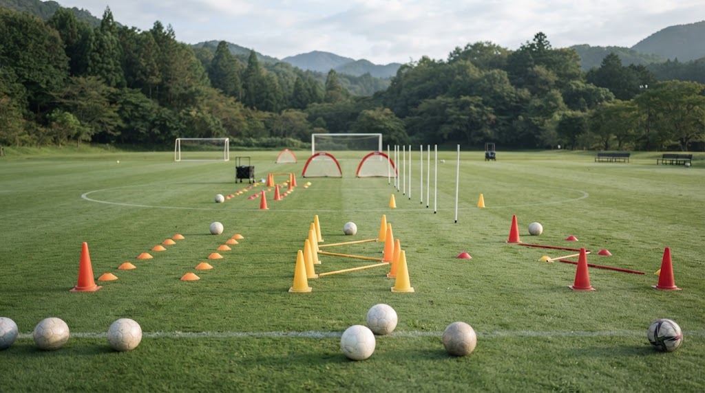 U13年代のサッカー育成環境を表すイメージ画像